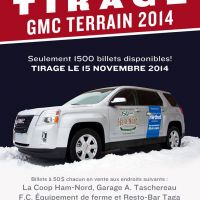 Tirage GMC terrain 150e Ham-Nord