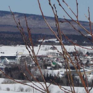 Village de Ham-Nord en hiver