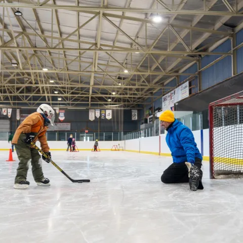 Patinage à l'aréna