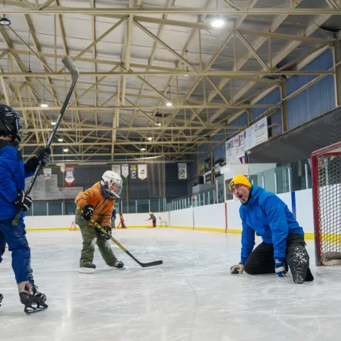 Patinage à l'aréna