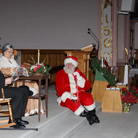 Visite du père noël