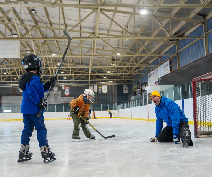 Patinage à l'aréna
