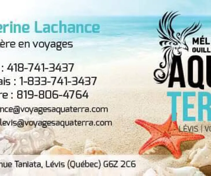 Catherine Lachance, conseillère en voyages Aqua-Terra