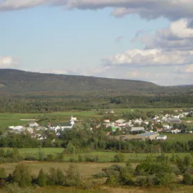 Vue sur le village de Ham-Nord