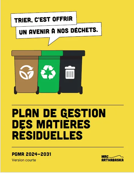 Plan de gestion des matières résiduelles (PGMR) 2024-2031