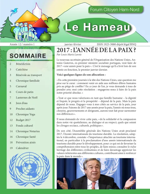 Le Hameau janvier-février 2017