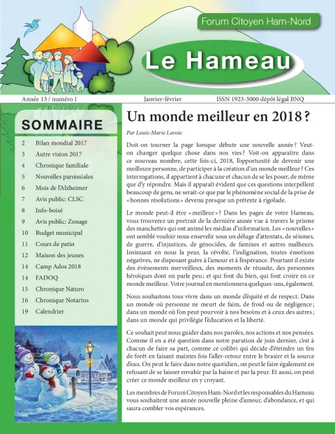 Le Hameau janvier 2018