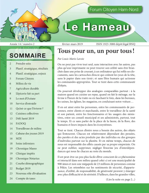 Le Hameau février-mars 2019