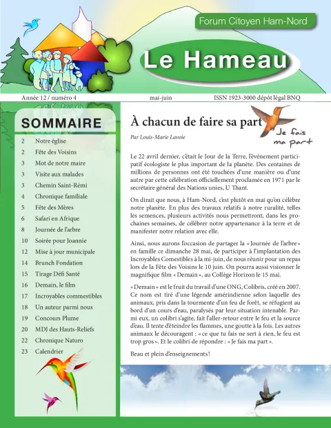 Le Hameau mai-juin 17