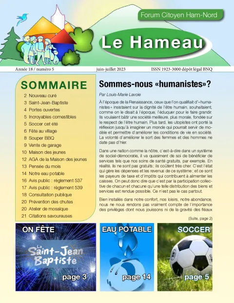 Le Hameau juin-juillet 2023
