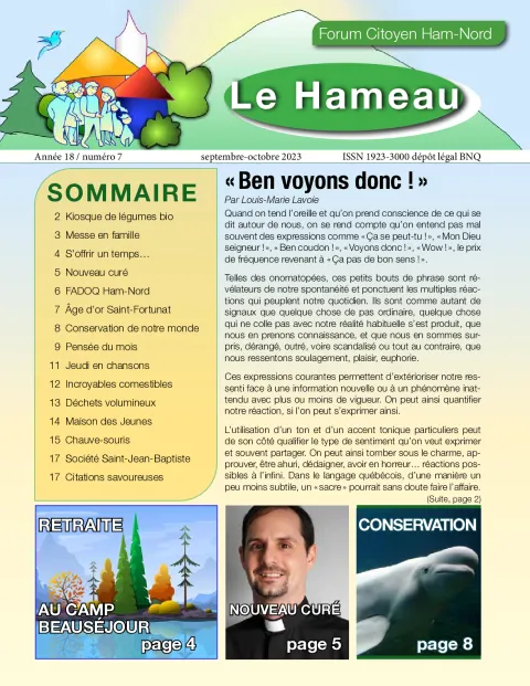 Le Hameau septembre-octobre 2023