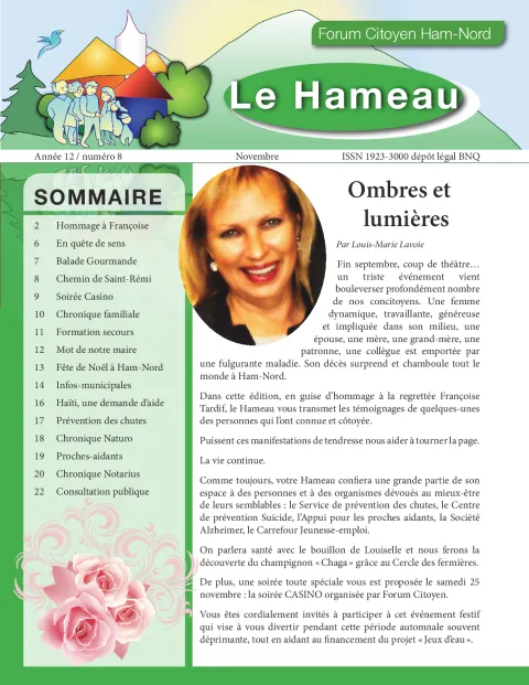 Le Hameau octobre-novembre 2017