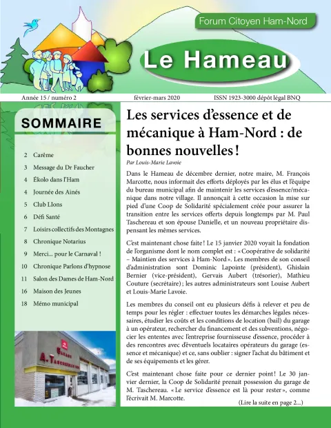 Le Hameau fév.-mars 2020