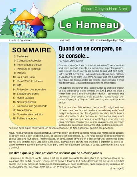 Le Hameau avril 2022
