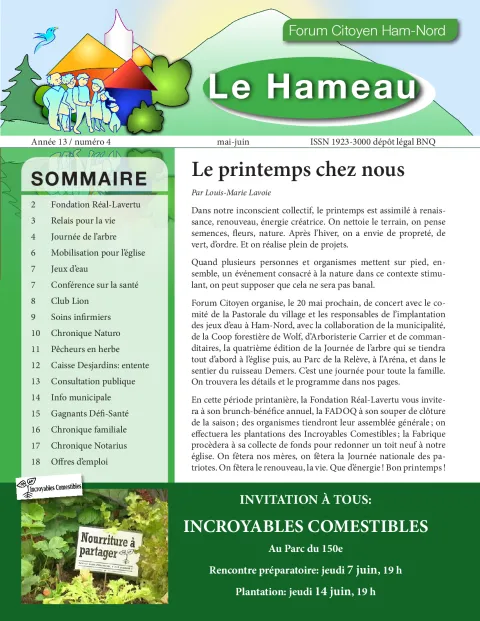 Le Hameau mai-juin 2018