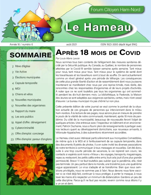 Le Hameau août 2021