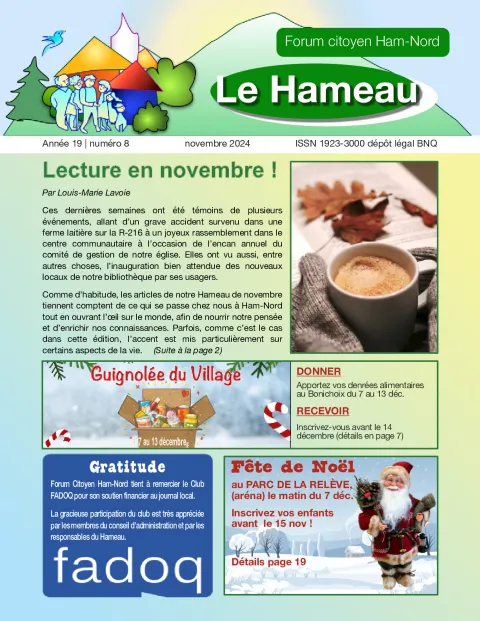 Le Hameau novembre 2024