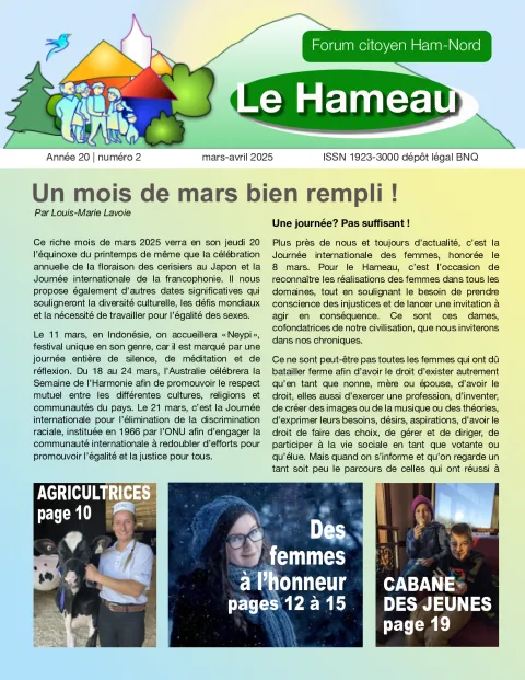 Le Hameau mars-avril 2025