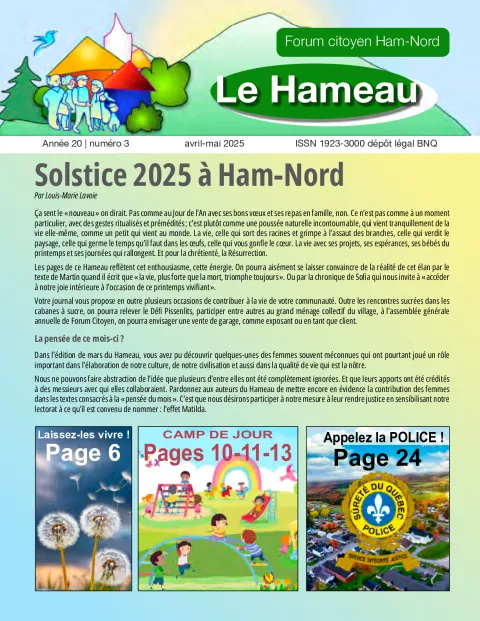 Le Hameau # 3 avril-mai 2025