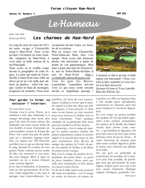 Le Hameau - août 2011