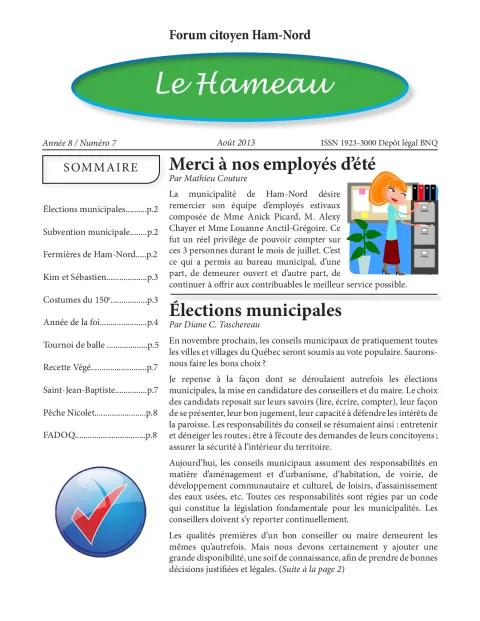 Le Hameau - août 2013