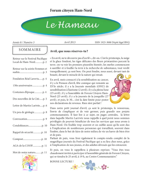 Le Hameau - avril 2013