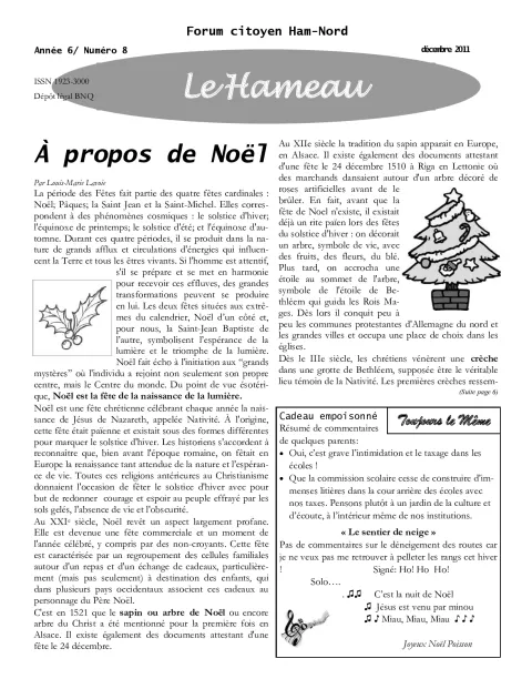 Le Hameau - décembre 2011