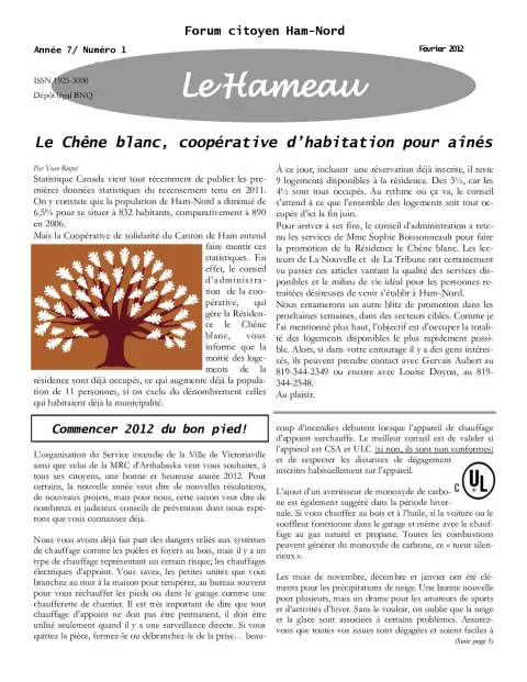Le Hameau - février 2012