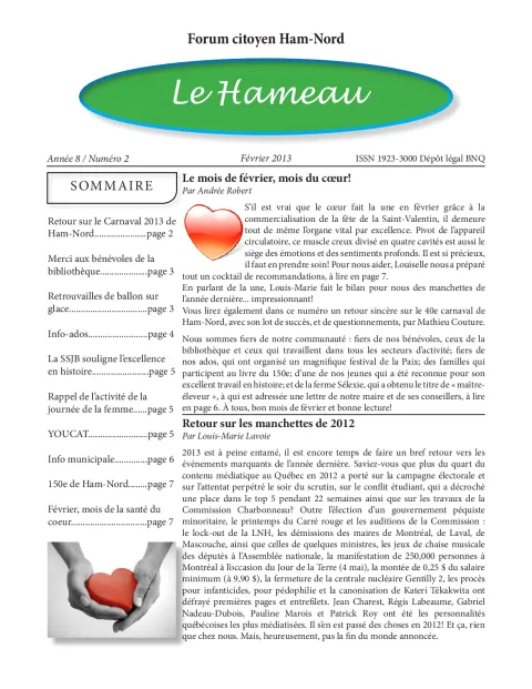 Le Hameau - février 2013