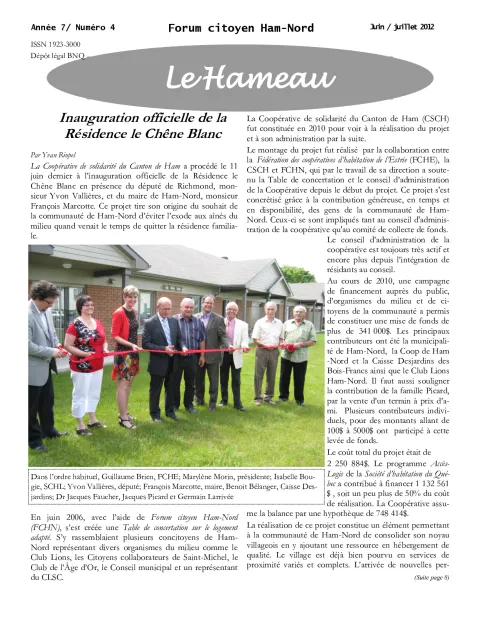 Le Hameau - juin/juillet 2012