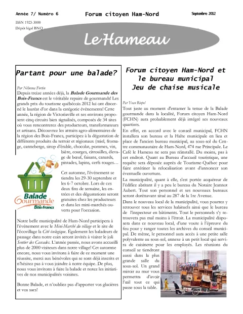 Le Hameau - septembre 2012